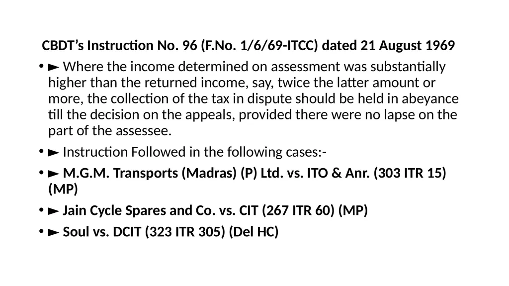 RECOVERY PROCEEDINGS AND STAY OF DEMAND UNDER THE - slide 34 of 53