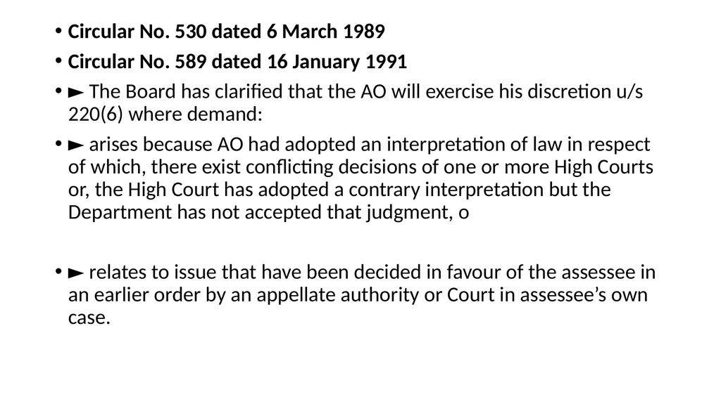 RECOVERY PROCEEDINGS AND STAY OF DEMAND UNDER THE - slide 35 of 53