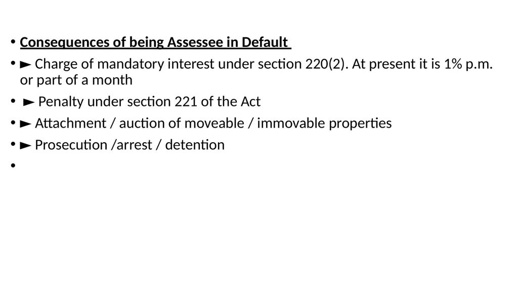 RECOVERY PROCEEDINGS AND STAY OF DEMAND UNDER THE - slide 51 of 53