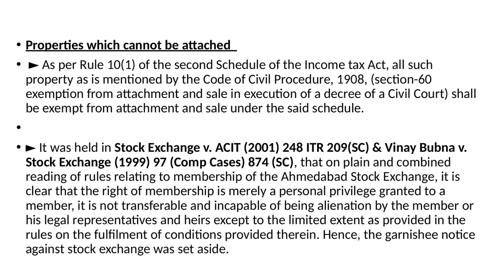 RECOVERY PROCEEDINGS AND STAY OF DEMAND UNDER THE - slide 25 of 53