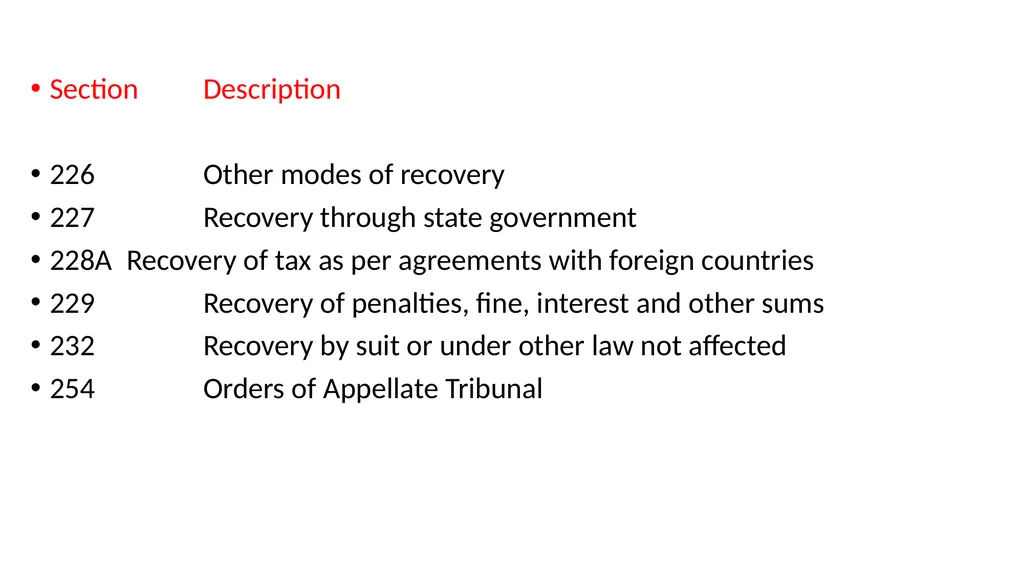 RECOVERY PROCEEDINGS AND STAY OF DEMAND UNDER THE - slide 5 of 53