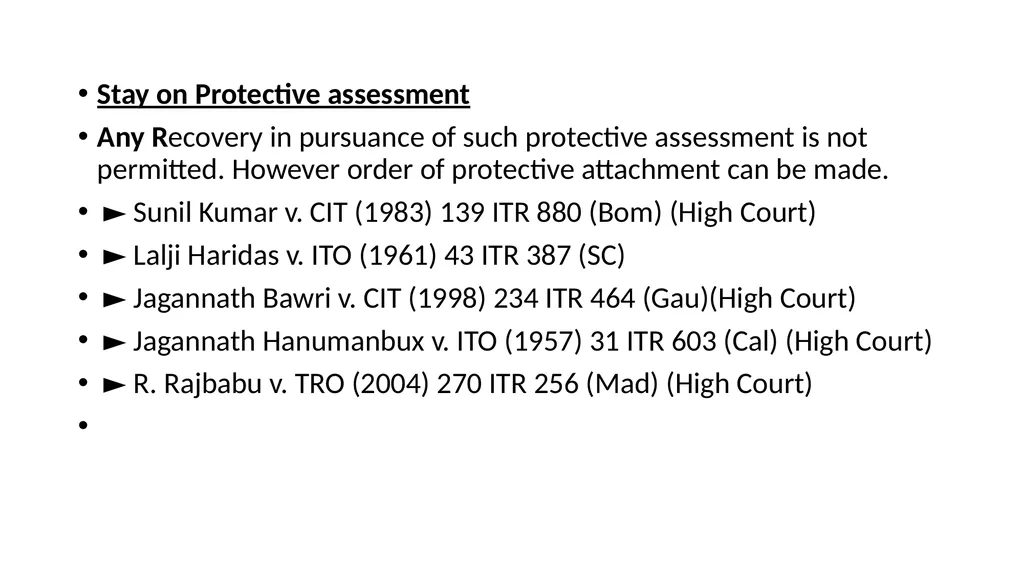 RECOVERY PROCEEDINGS AND STAY OF DEMAND UNDER THE - slide 50 of 53