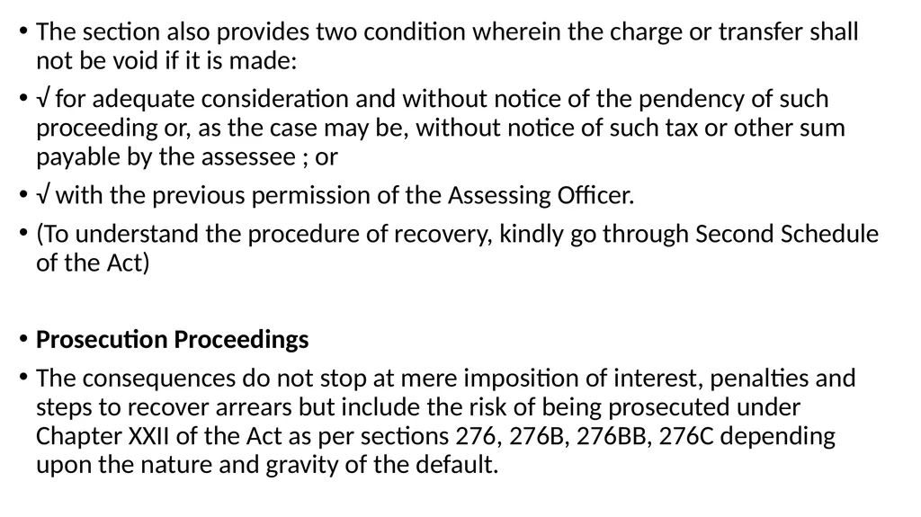 RECOVERY PROCEEDINGS AND STAY OF DEMAND UNDER THE - slide 20 of 53