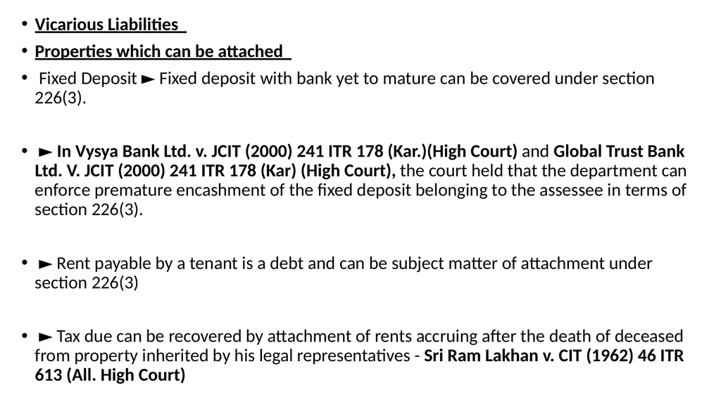 RECOVERY PROCEEDINGS AND STAY OF DEMAND UNDER THE - slide 24 of 53
