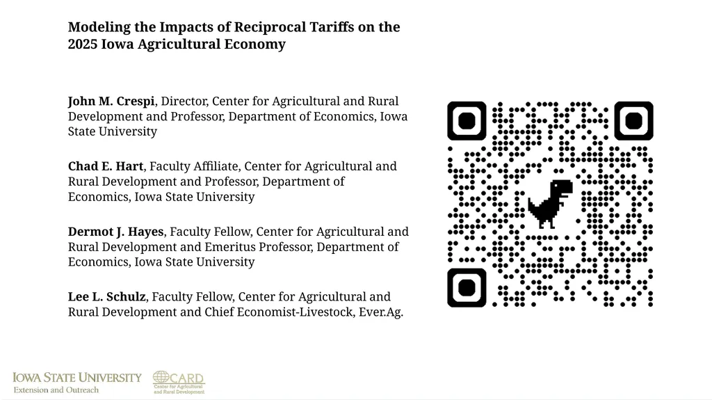 Modeling the Impacts of Reciprocal Tariffs on the