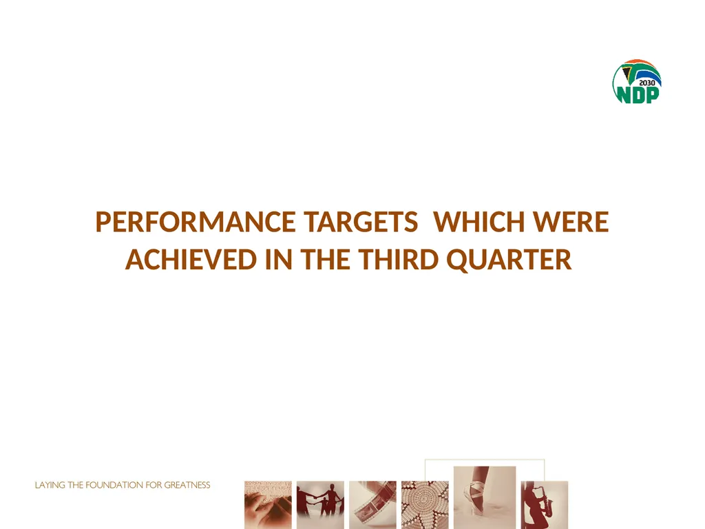 THIRD QUARTER PERFORMANCE REPORT Director-General - slide 17 of 53