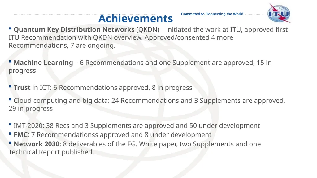SG13: Future networks, with focus on IMT-2020, - slide 5 of 17