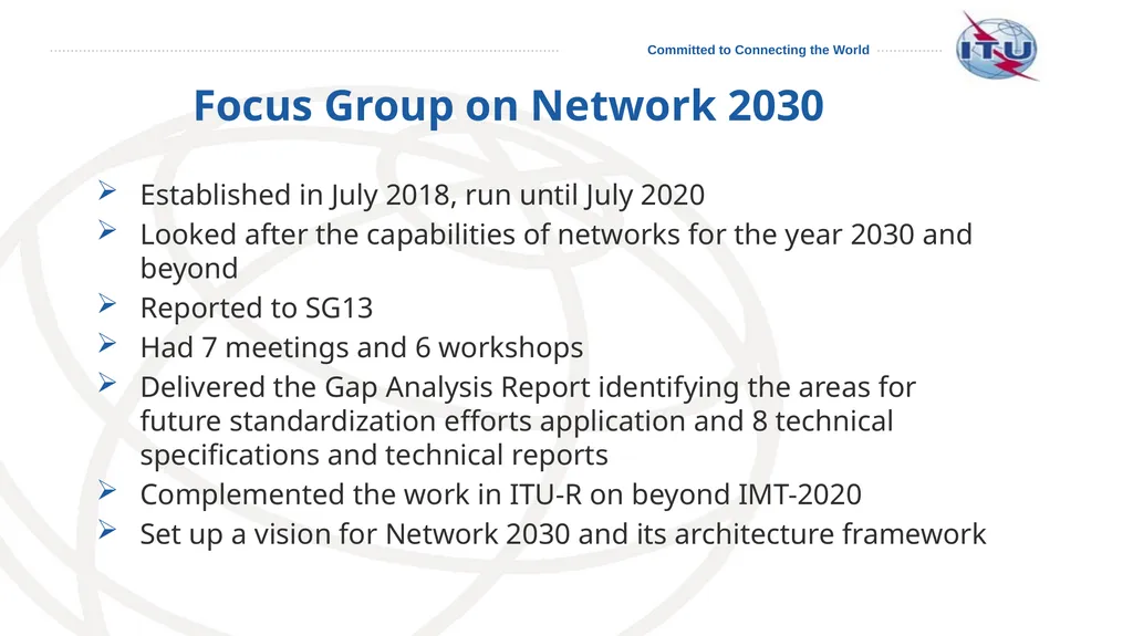 SG13: Future networks, with focus on IMT-2020, - slide 17 of 17