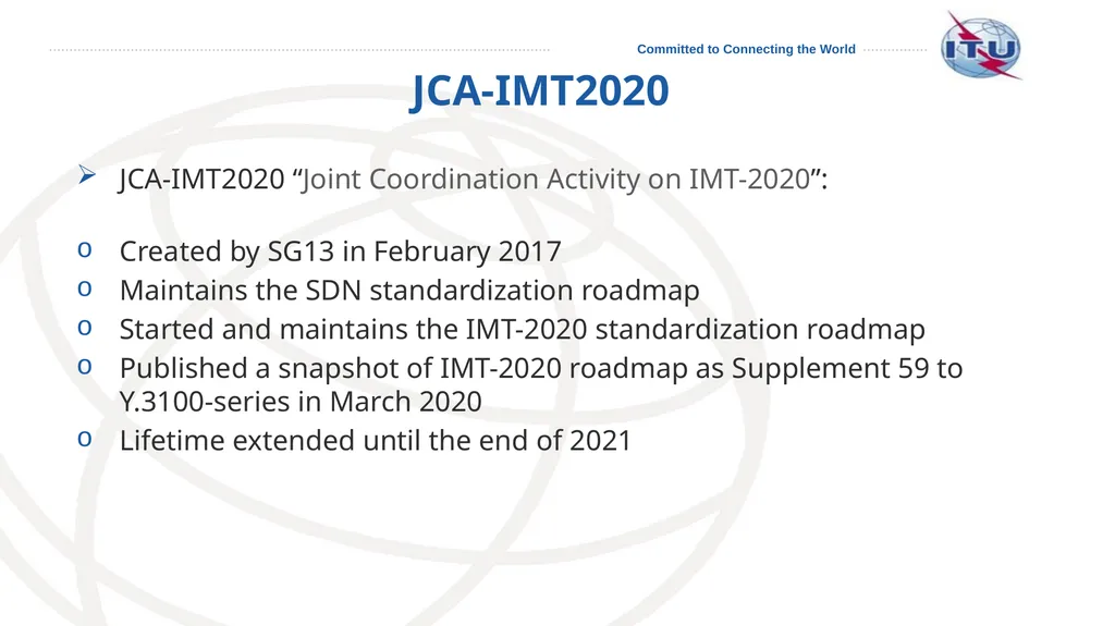 SG13: Future networks, with focus on IMT-2020, - slide 15 of 17