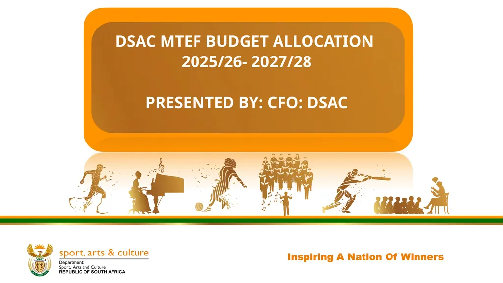 DSAC MTEF BUDGET ALLOCATION 2025/26- 2027/28 - slide 1 of 31
