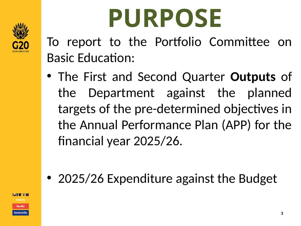 FIRST AND SECOND QUARTERLY REPORT ON THE - slide 3 of 78