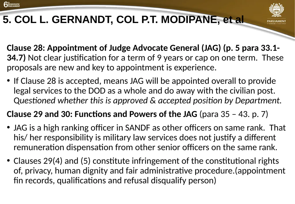 Summary of submissions to the MDB [B21 – 2019] - slide 25 of 43