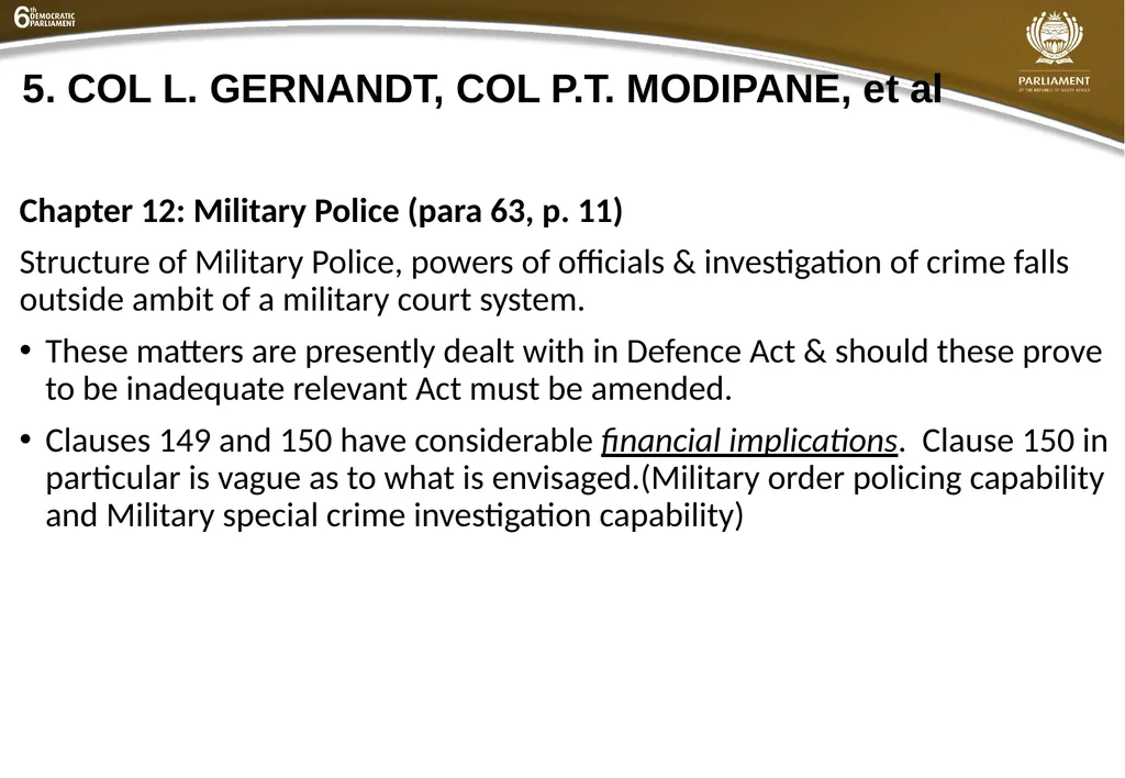 Summary of submissions to the MDB [B21 – 2019] - slide 29 of 43