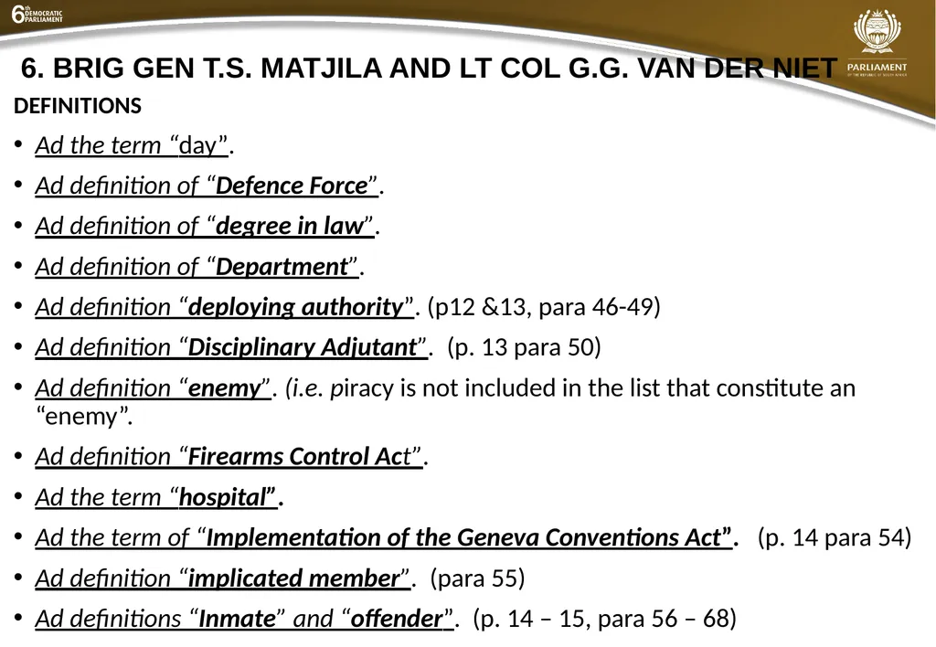 Summary of submissions to the MDB [B21 – 2019] - slide 41 of 43