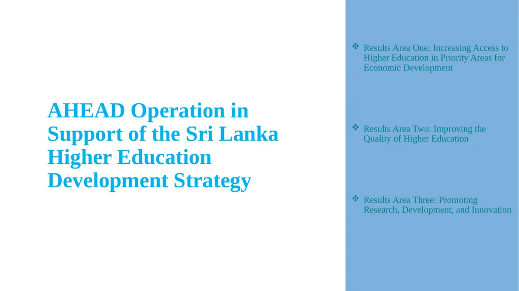 Accelerating Higher Education Expansion and - slide 5 of 12