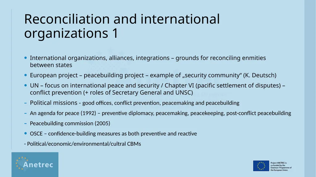 What is reconciliation? Definitions, scope, - slide 12 of 18