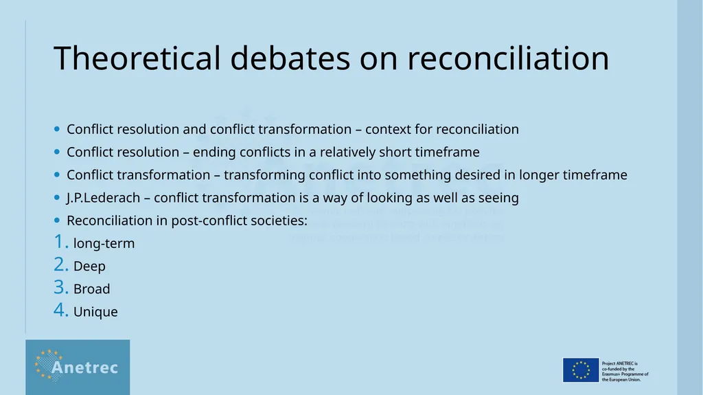 What is reconciliation? Definitions, scope, - slide 11 of 18