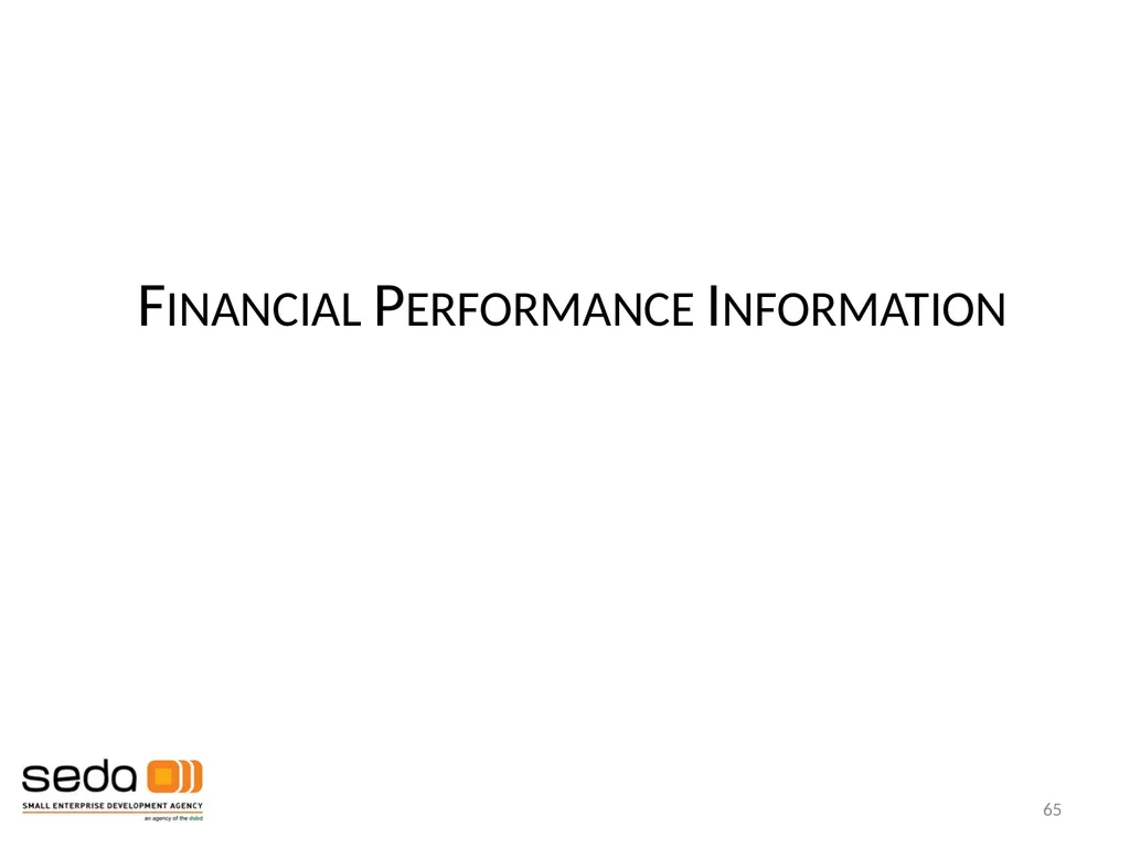 Department of Small Business Development - slide 65 of 92