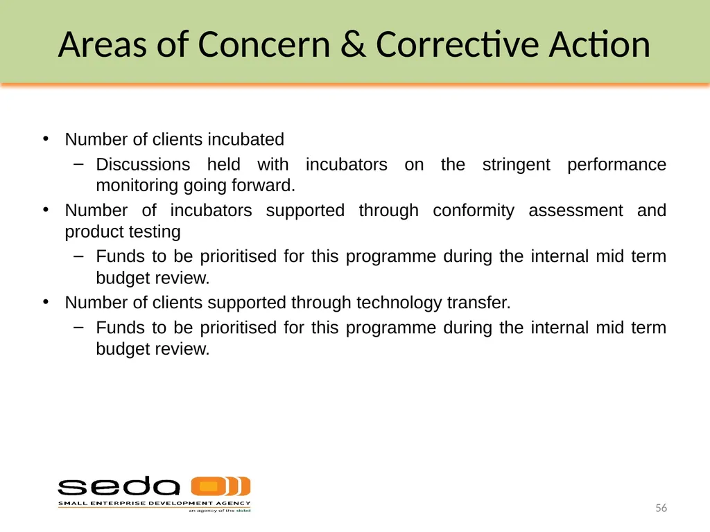 Department of Small Business Development - slide 56 of 92