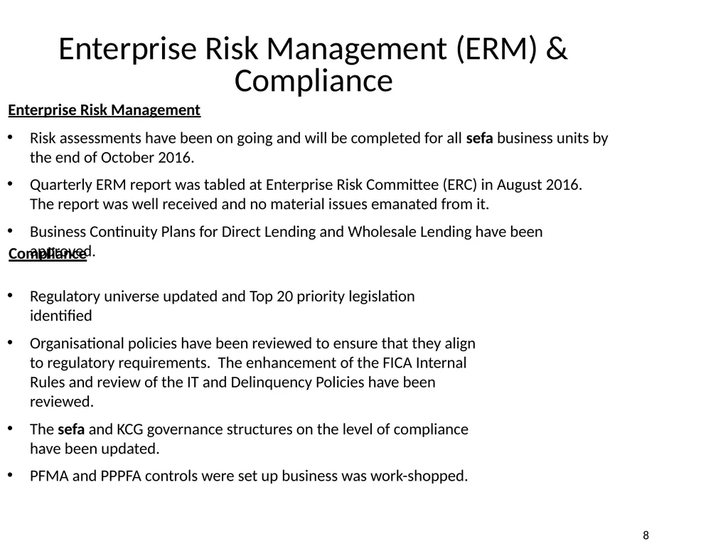 Department of Small Business Development - slide 84 of 92