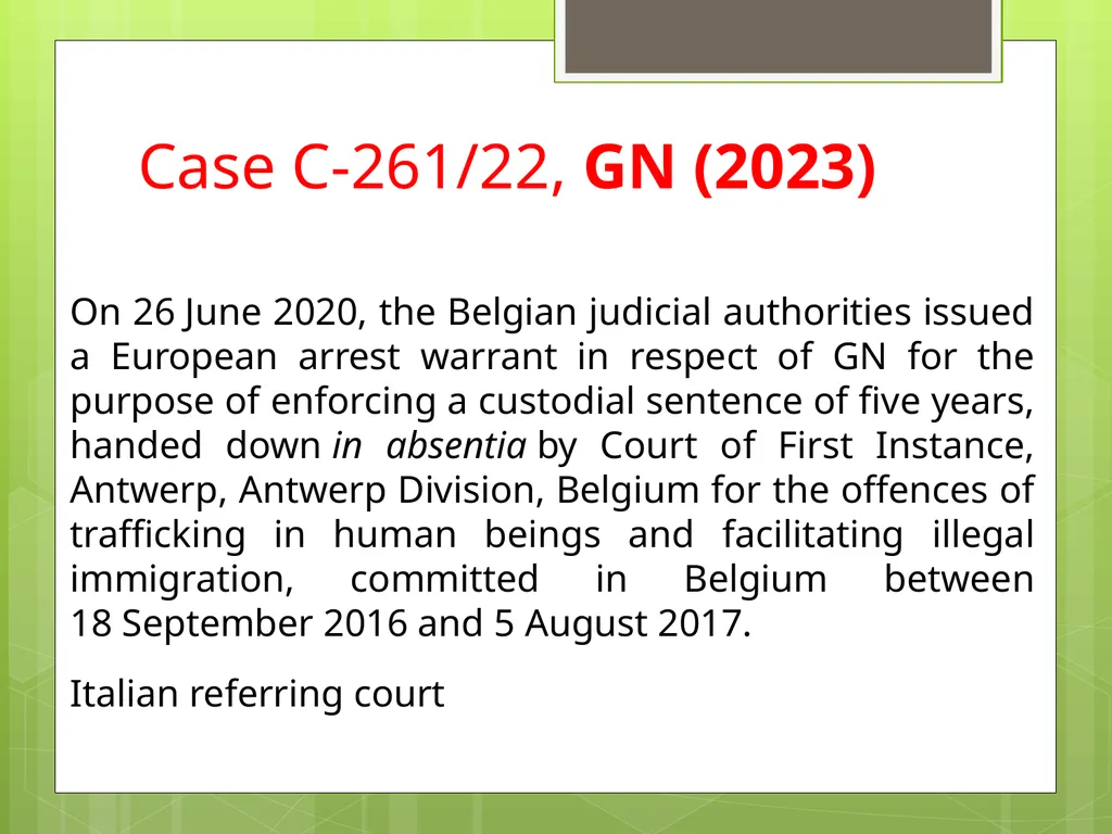 Introduction to EU Criminal Law Prof. B. J. - slide 83 of 91