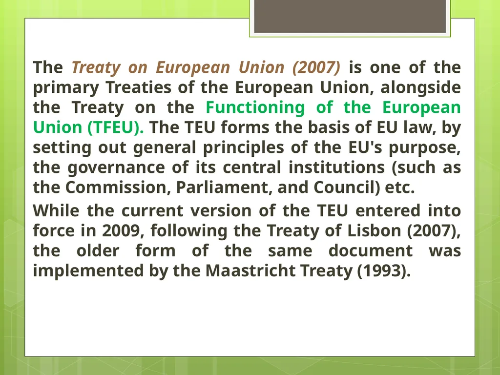 Introduction to EU Criminal Law Prof. B. J. - slide 25 of 91
