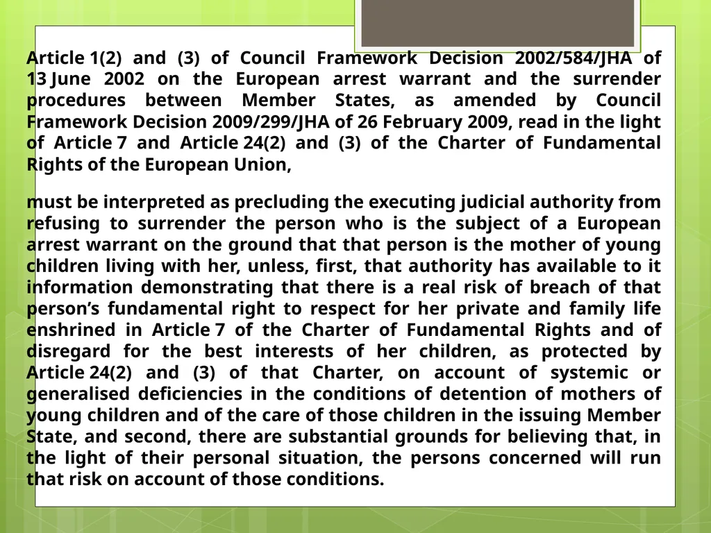 Introduction to EU Criminal Law Prof. B. J. - slide 84 of 91