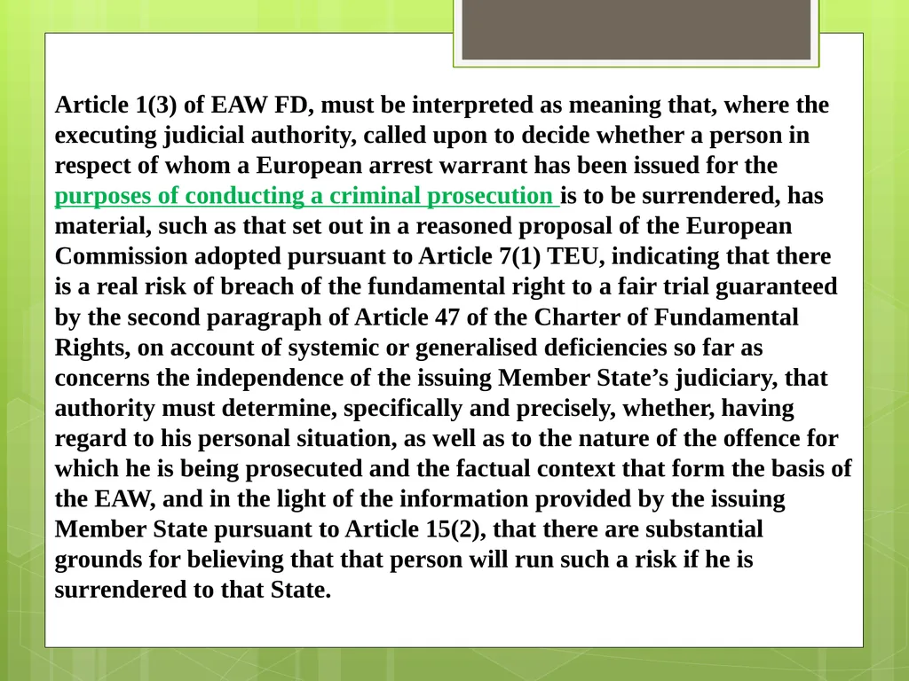 Introduction to EU Criminal Law Prof. B. J. - slide 80 of 91