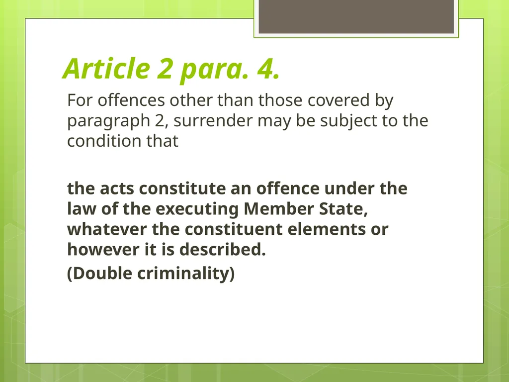 Introduction to EU Criminal Law Prof. B. J. - slide 51 of 91