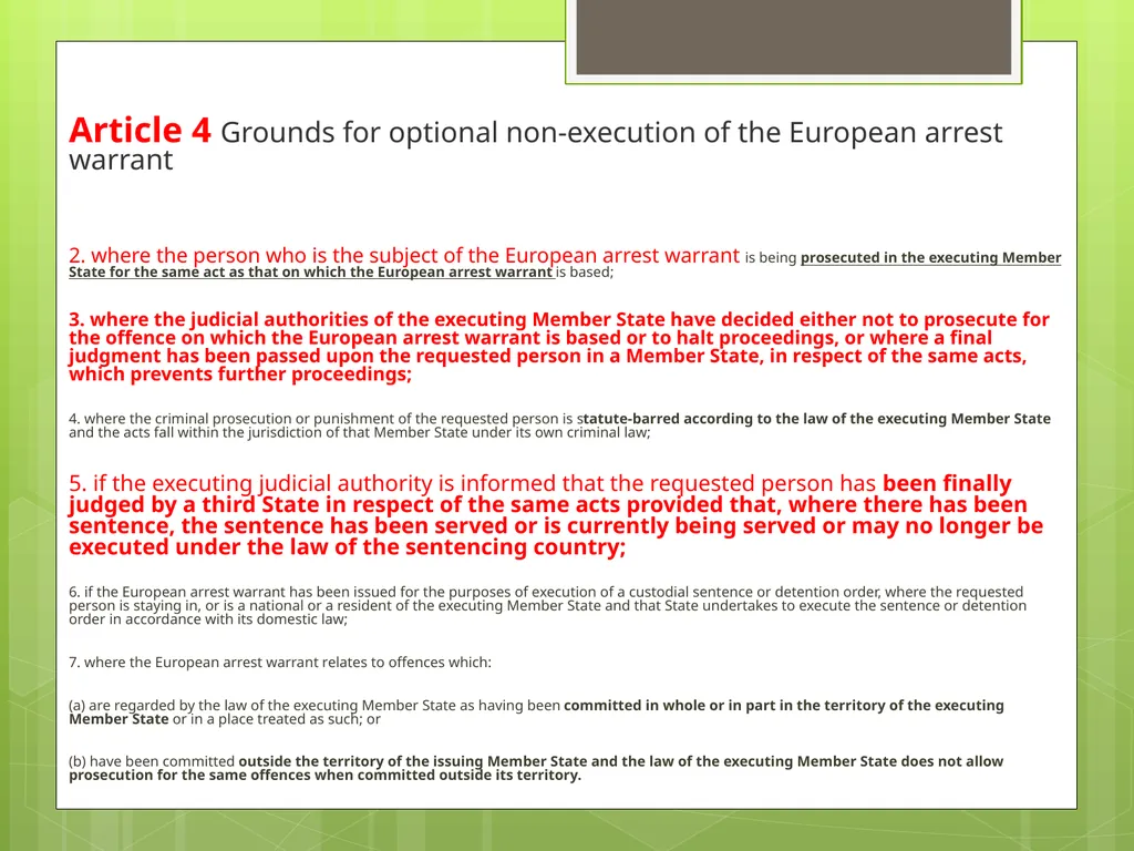 Introduction to EU Criminal Law Prof. B. J. - slide 57 of 91