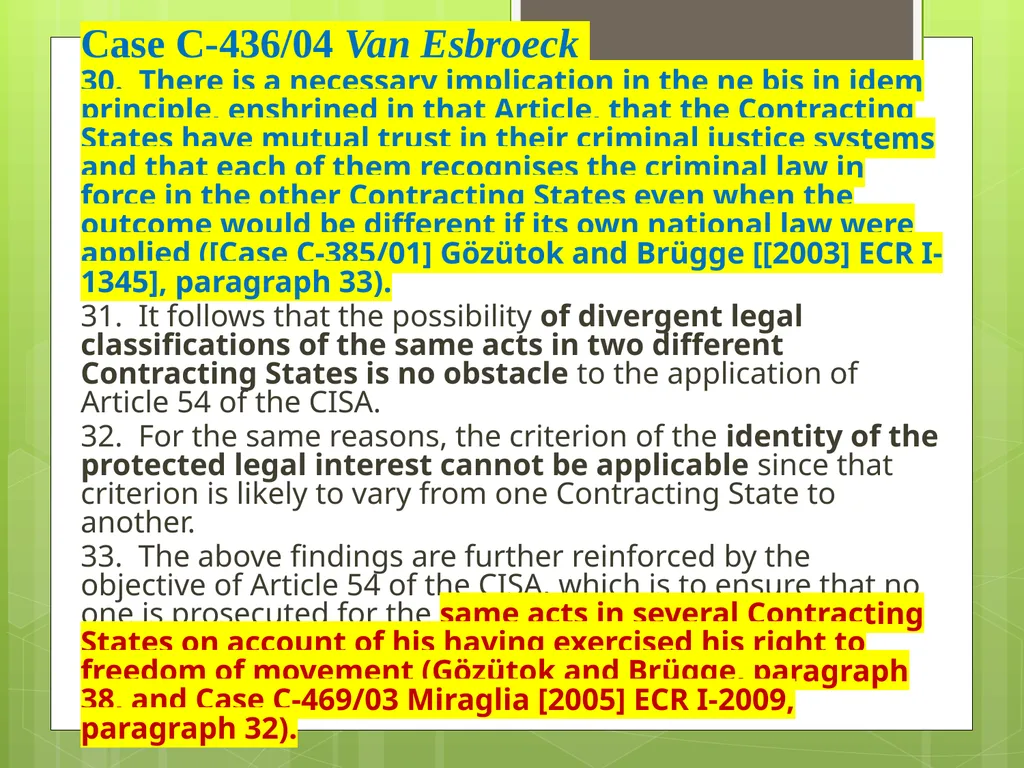 Introduction to EU Criminal Law Prof. B. J. - slide 36 of 91