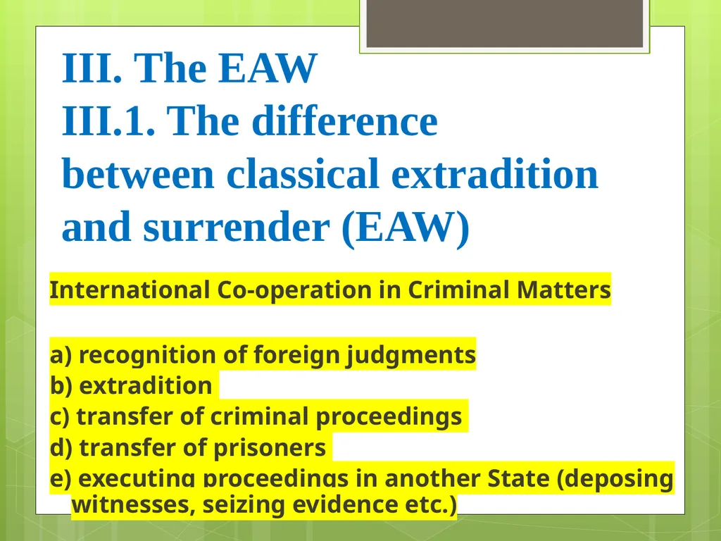 Introduction to EU Criminal Law Prof. B. J. - slide 39 of 91