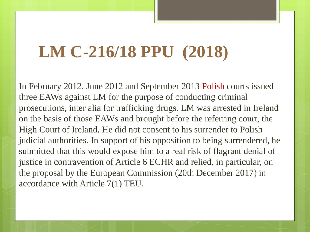 Introduction to EU Criminal Law Prof. B. J. - slide 79 of 91