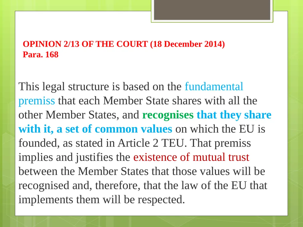 Introduction to EU Criminal Law Prof. B. J. - slide 37 of 91