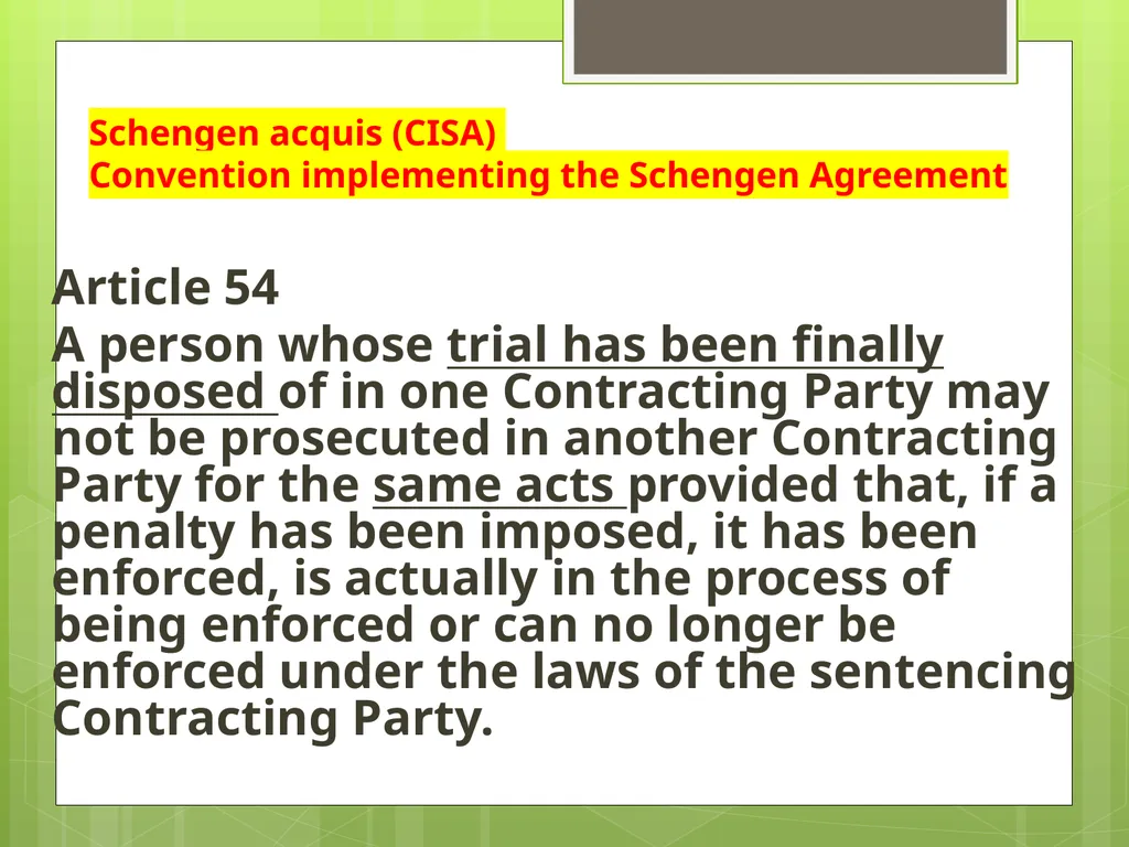 Introduction to EU Criminal Law Prof. B. J. - slide 60 of 91