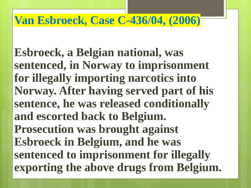 Introduction to EU Criminal Law Prof. B. J. - slide 62 of 91