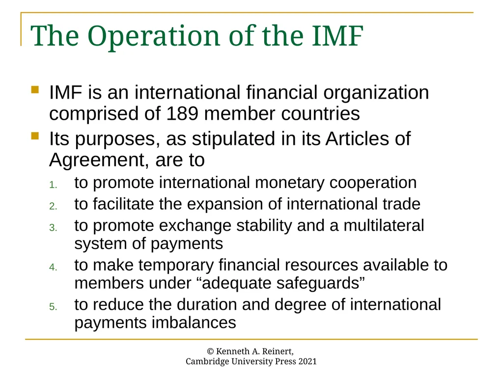 Chapter 19: The International Monetary Fund An - slide 20 of 50