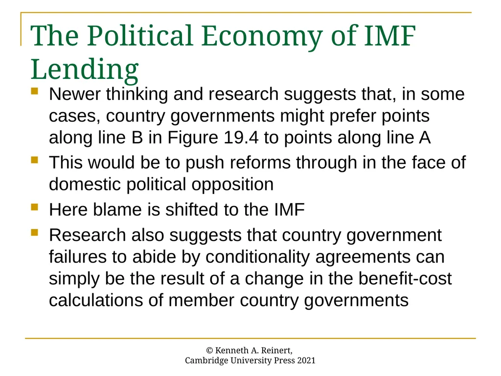 Chapter 19: The International Monetary Fund An - slide 47 of 50