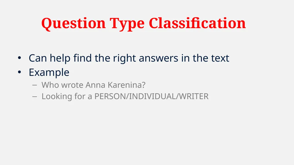 NLP Question Answering System Architecture System - slide 7 of 38