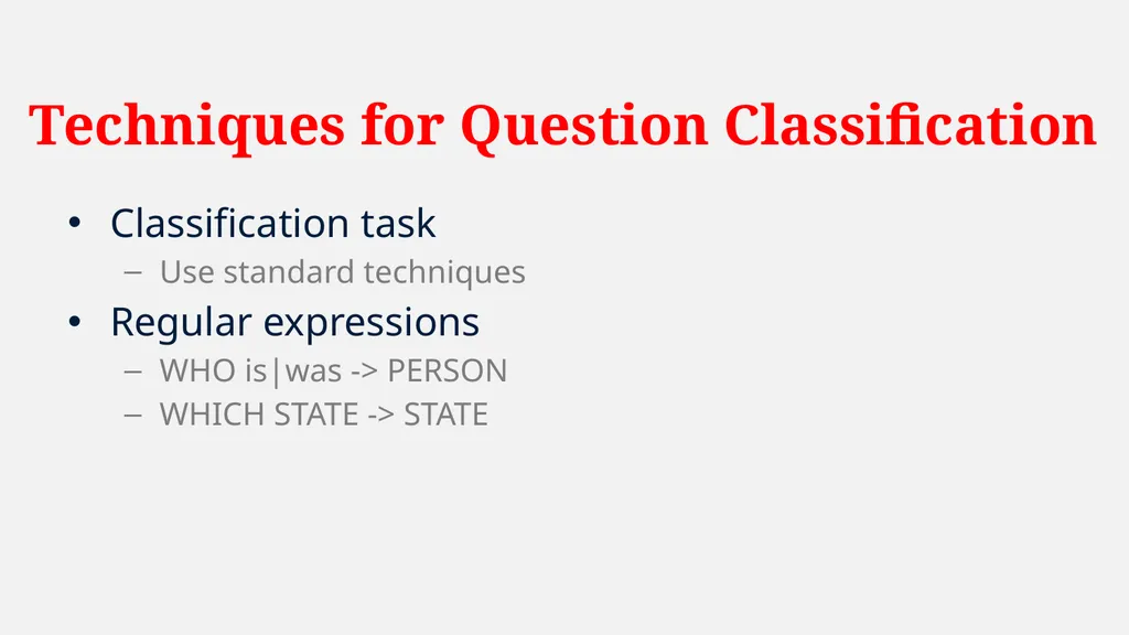 NLP Question Answering System Architecture System - slide 12 of 38