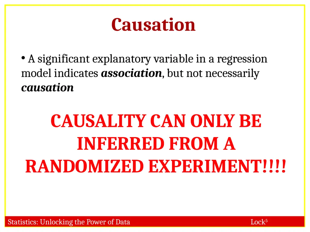 STAT 101 Dr. Kari Lock Morgan 11/27/12 Multiple - slide 20 of 45