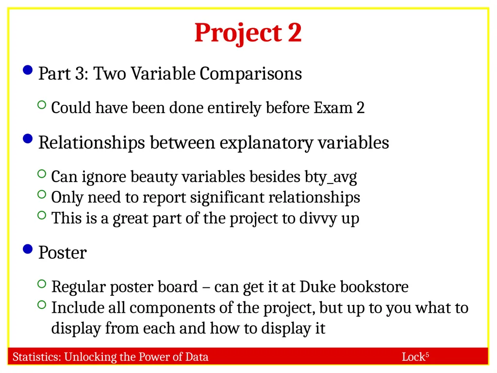 STAT 101 Dr. Kari Lock Morgan 11/27/12 Multiple - slide 44 of 45