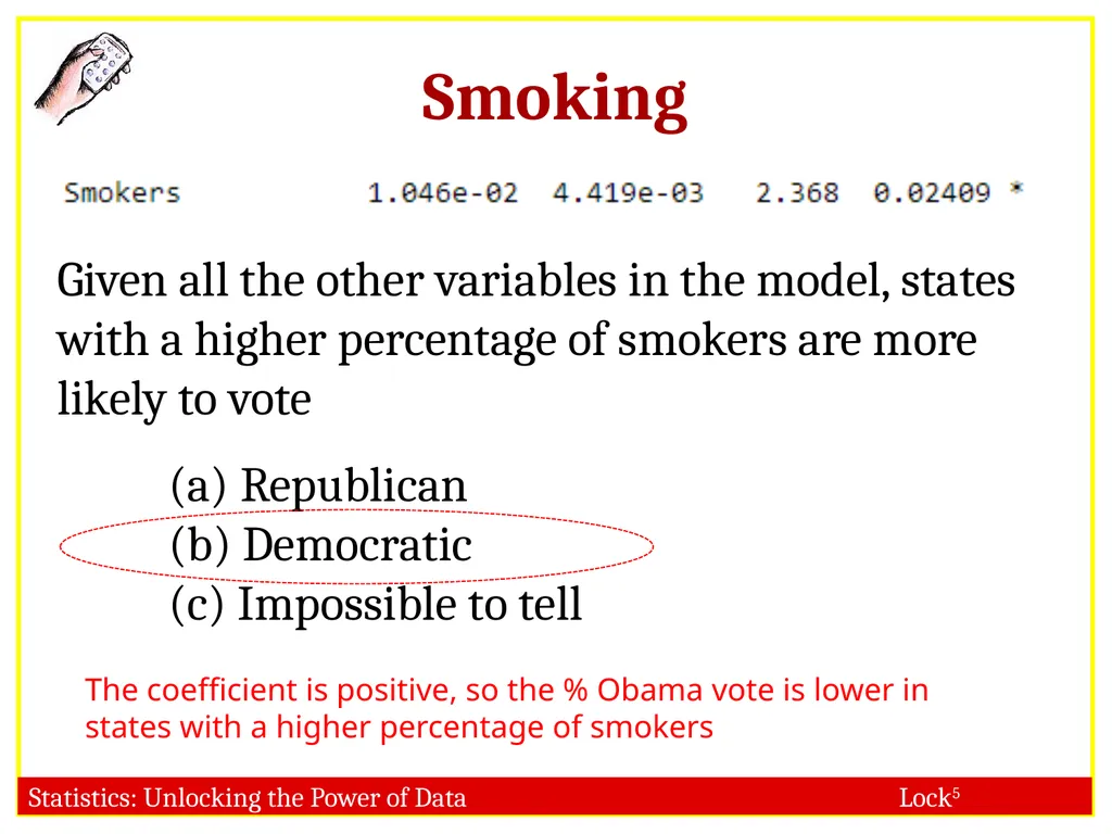 STAT 101 Dr. Kari Lock Morgan 11/27/12 Multiple - slide 17 of 45