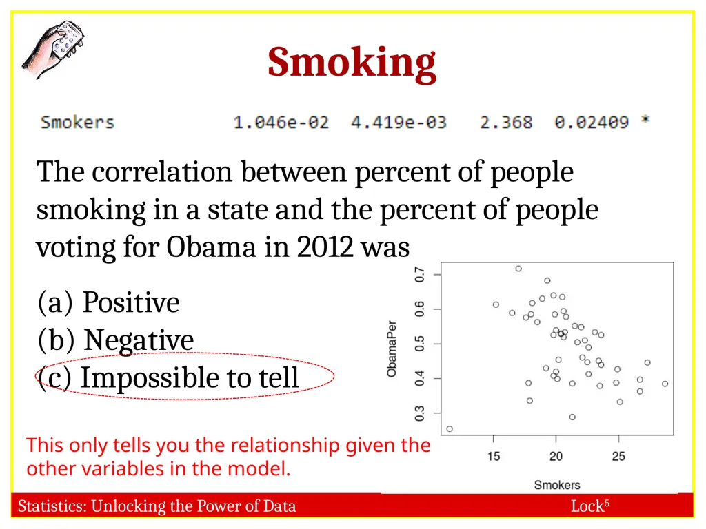 STAT 101 Dr. Kari Lock Morgan 11/27/12 Multiple - slide 18 of 45