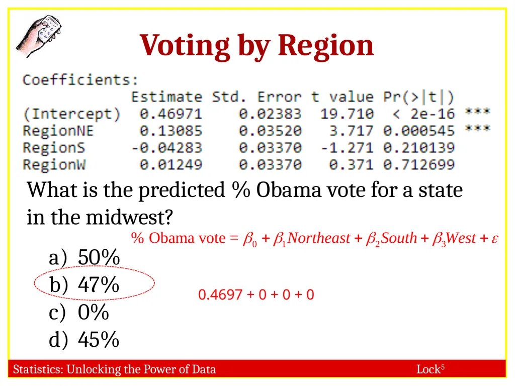 STAT 101 Dr. Kari Lock Morgan 11/27/12 Multiple - slide 10 of 45