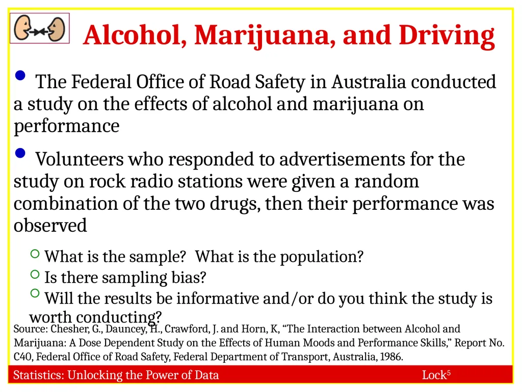 STAT 101 Dr. Kari Lock Morgan Collecting Data: - slide 23 of 32