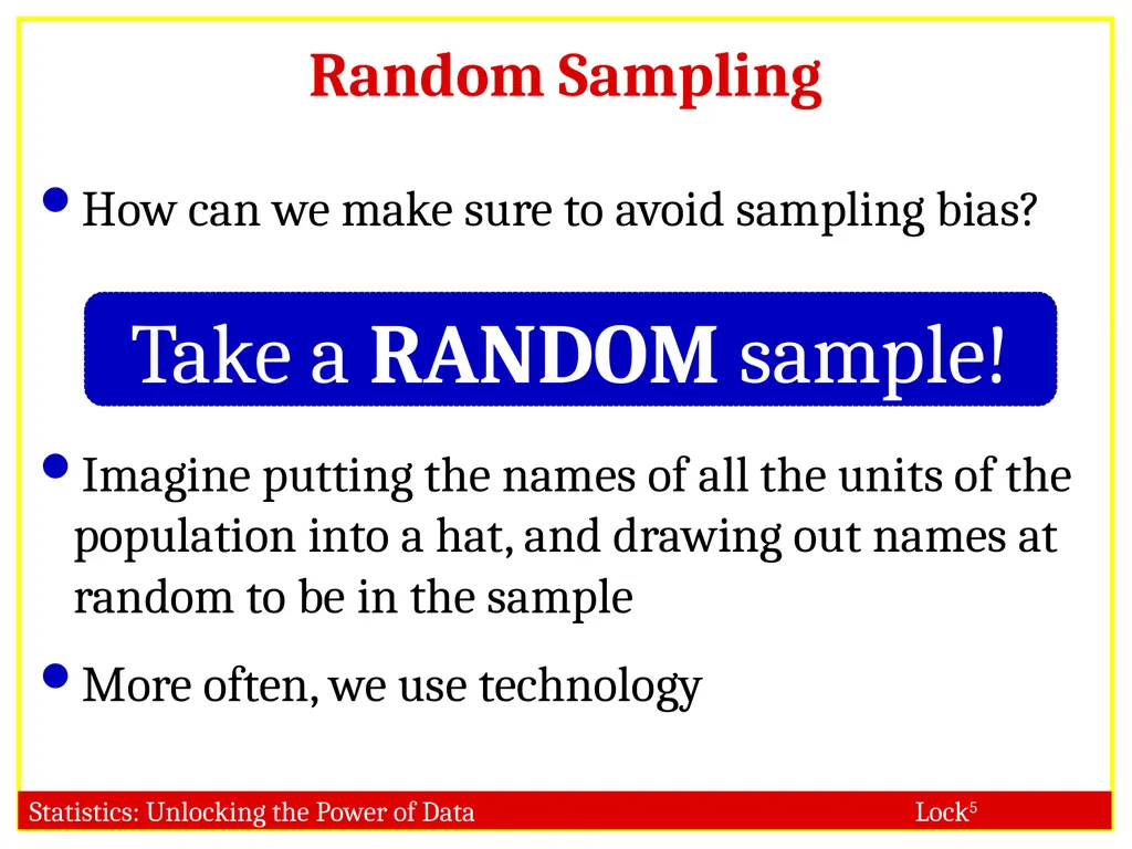 STAT 101 Dr. Kari Lock Morgan Collecting Data: - slide 14 of 32