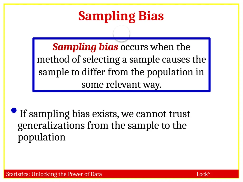 STAT 101 Dr. Kari Lock Morgan Collecting Data: - slide 9 of 32