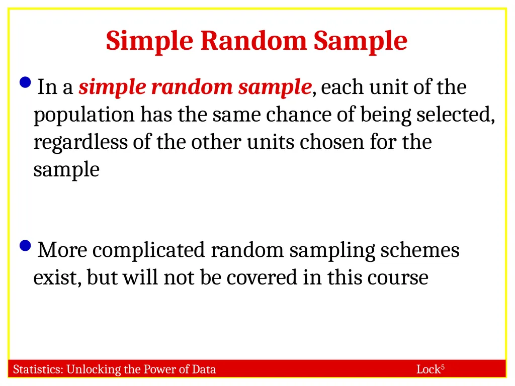 STAT 101 Dr. Kari Lock Morgan Collecting Data: - slide 20 of 32