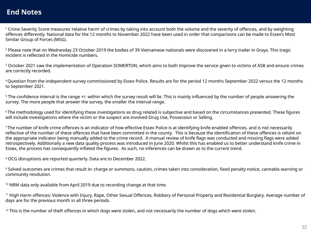 Police and Crime Plan 2021-2024 Monthly - slide 32 of 37
